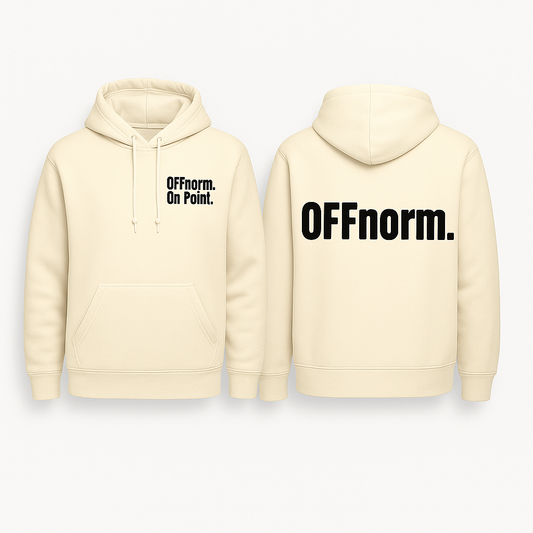 On Point Heavyweight Hoodie-Cream
